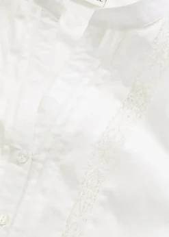 Blusentop aus reiner Baumwolle