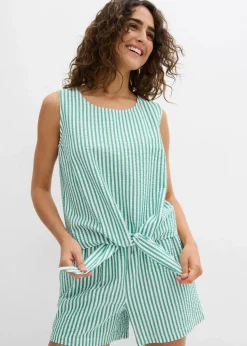 Blusentop aus reiner Baumwolle