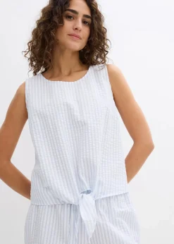 Blusentop aus reiner Baumwolle