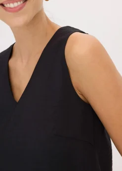 Blusentop aus softem Viskose-Mix