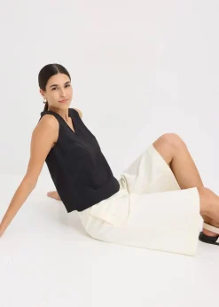 Blusentop aus softem Viskose-Mix