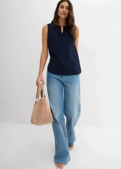 Blusentop aus weicher Viskose