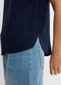 Blusentop aus weicher Viskose