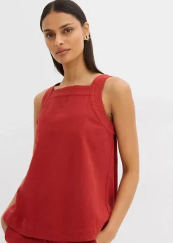 Blusentop mit Bindedetail hinten aus Viskose-Mix