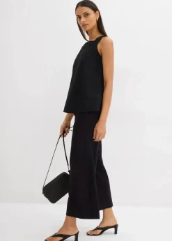 Blusentop mit Bindedetail hinten aus Viskose-Mix