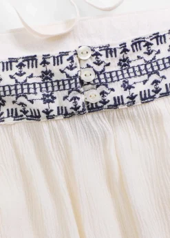 Blusentop mit Stickerei