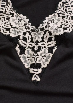 Body ohne Bügel aus softem Modal mit Spitze