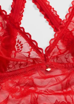 Body ohne Bügel aus zarter Spitze