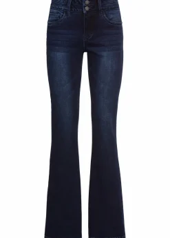 Bootcut Jeans High Waist, Shaping-Ultra-Soft