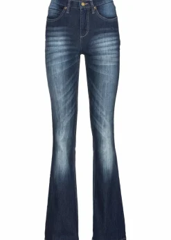 Bootcut Jeans High Waist, Komfort-Stretch