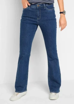Bootcut Jeans Mid Waist, Bio-Baumwolle