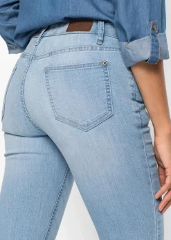 Bootcut Jeans Mid Waist, Komfort-Stretch