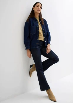 Bootcut Jeans Mid Waist, Stretch