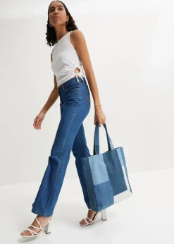 Bootcut Jeans Mid Waist, Stretch