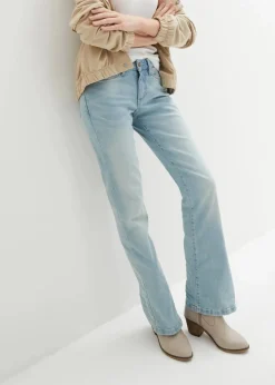 Bootcut Jeans Mid Waist, Stretch
