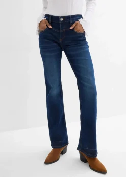 Bootcut Jeans Mid Waist, Stretch