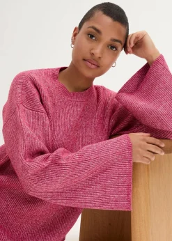 Boxy-Pullover aus Rippstrick