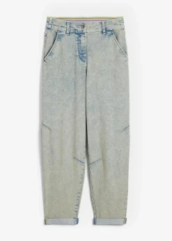 Boyfriend-Jeans mit Vintagewaschung