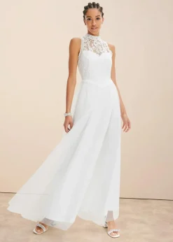 Brautkleid aus Tüll und Spitze