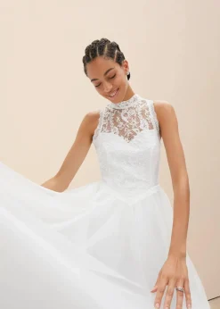 Brautkleid aus Tüll und Spitze