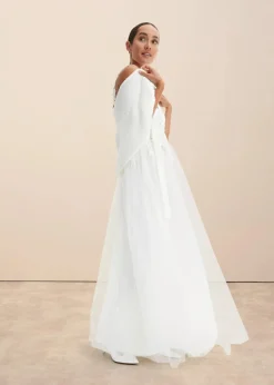 Brautkleid aus Tüll und Spitze