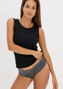 Brazilslip mit Glanzeffekt (3er Pack)