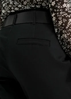 Bundfaltenhose aus Baumwolle