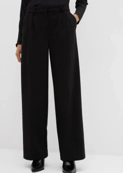 Bundfaltenhose aus Viskose-Mix