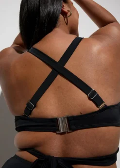 Bustier-Bikini (2-tlg.Set) mit Bindedetail