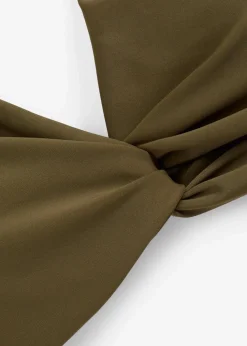 Bustier-Bikinioberteil mit Twistdetail