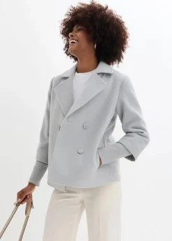 Cabanjacke mit Strickärmeln