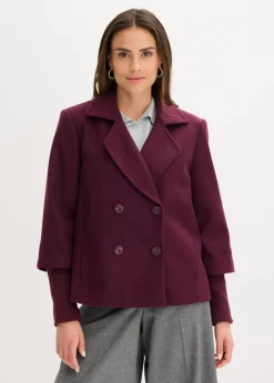 Cabanjacke mit Strickärmeln