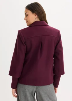 Cabanjacke mit Strickärmeln