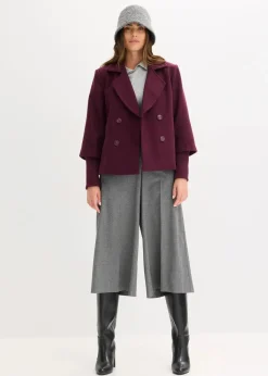 Cabanjacke mit Strickärmeln