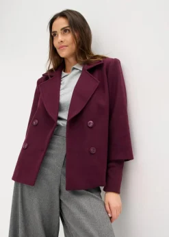 Cabanjacke mit Strickärmeln