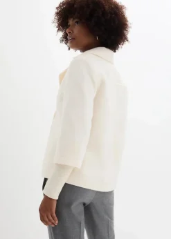 Cabanjacke mit Strickärmeln