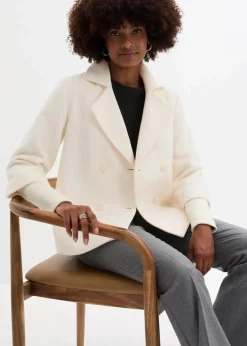 Cabanjacke mit Strickärmeln