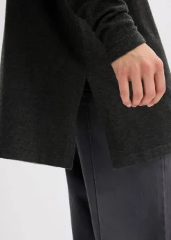 Cape-Pullover aus aus softem Viskose-Mix