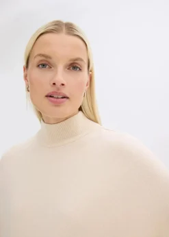 Cape-Pullover aus aus softem Viskose-Mix