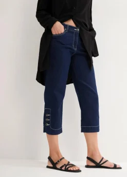 Capri Jeans Mid Waist