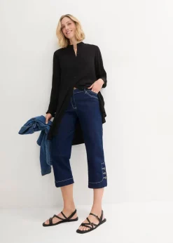Capri Jeans Mid Waist