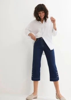 Capri Jeans Mid Waist