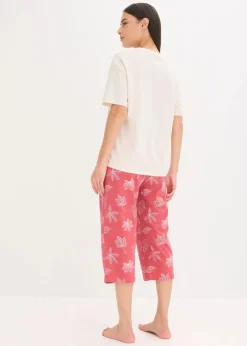 Capri Pyjama aus reiner Bio-Baumwolle