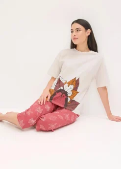 Capri Pyjama aus reiner Bio-Baumwolle