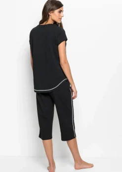 Capri Pyjama aus reiner Bio-Baumwolle