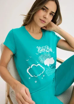 Capri Pyjama aus reiner Bio-Baumwolle