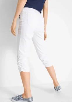 Capri-Hose aus Baumwoll-Mix