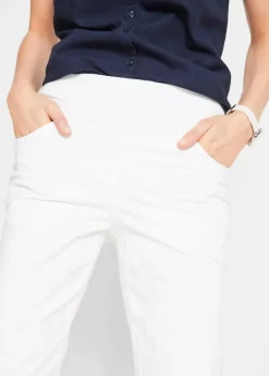 Capri-Hose aus Baumwoll-Mix