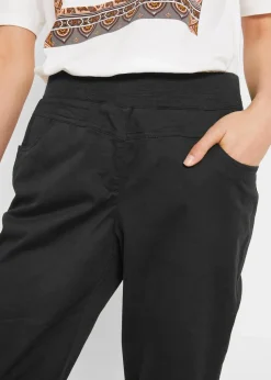 Capri-Hose aus Baumwoll-Mix