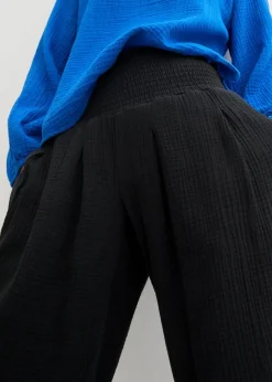 Capri-Hose aus softem Musselin